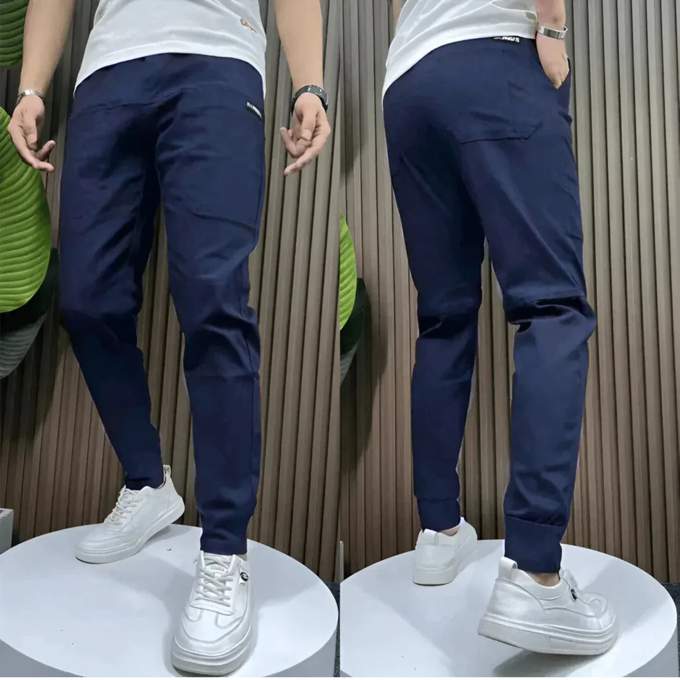 Premium Herren-Cargo-Stretchhose