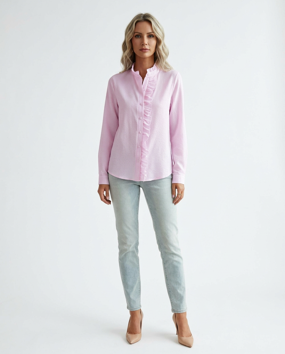 Elegante Rüschenbluse