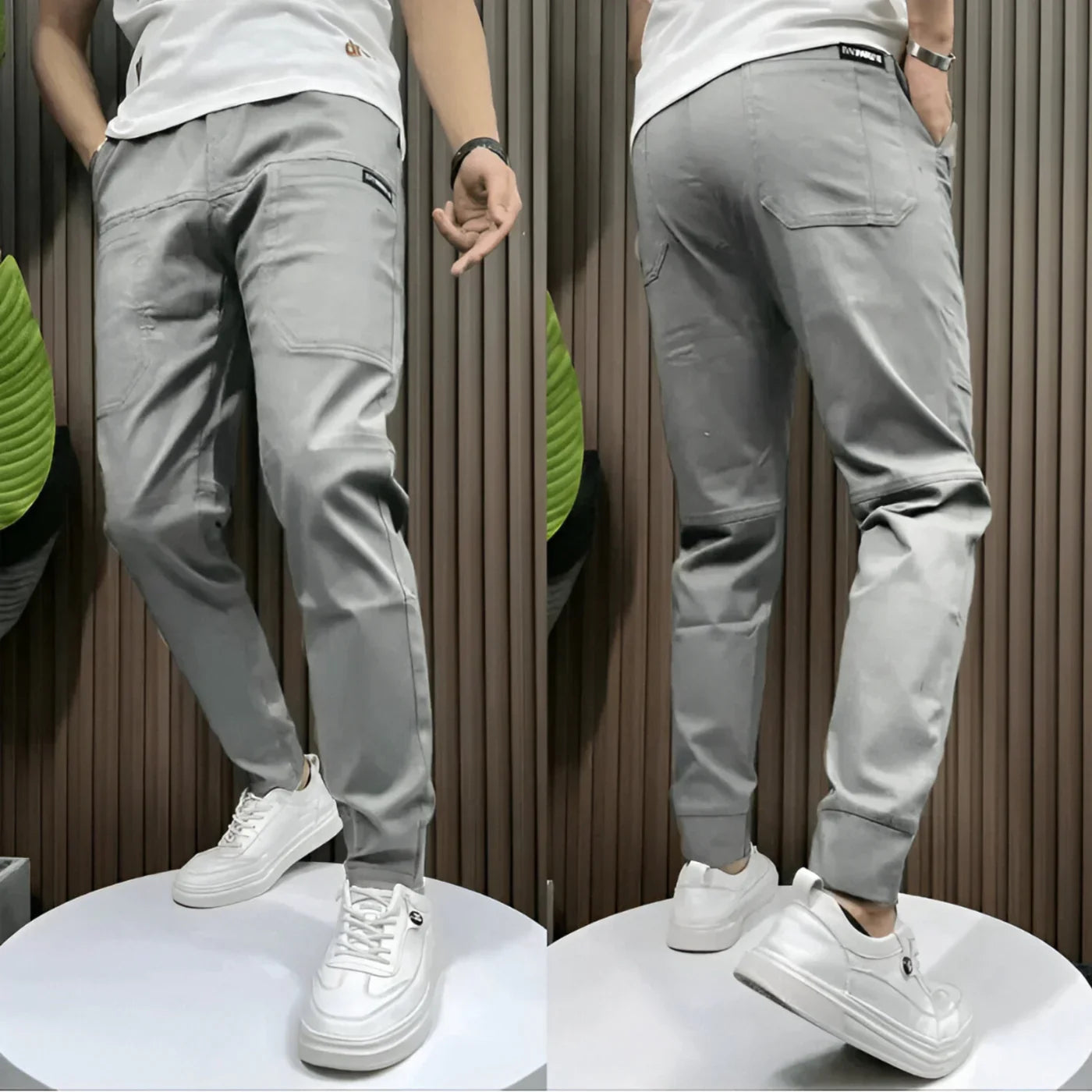 Premium Herren-Cargo-Stretchhose